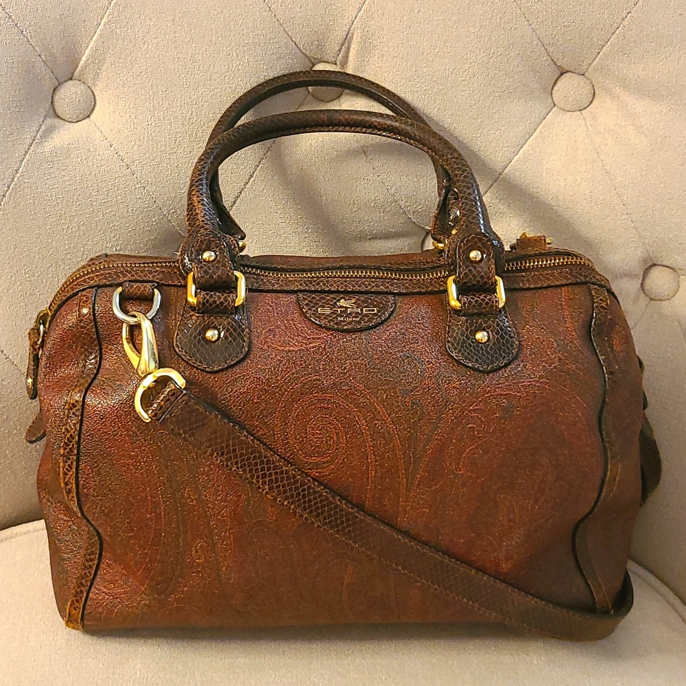 ETRO Paisley Bowling Bag